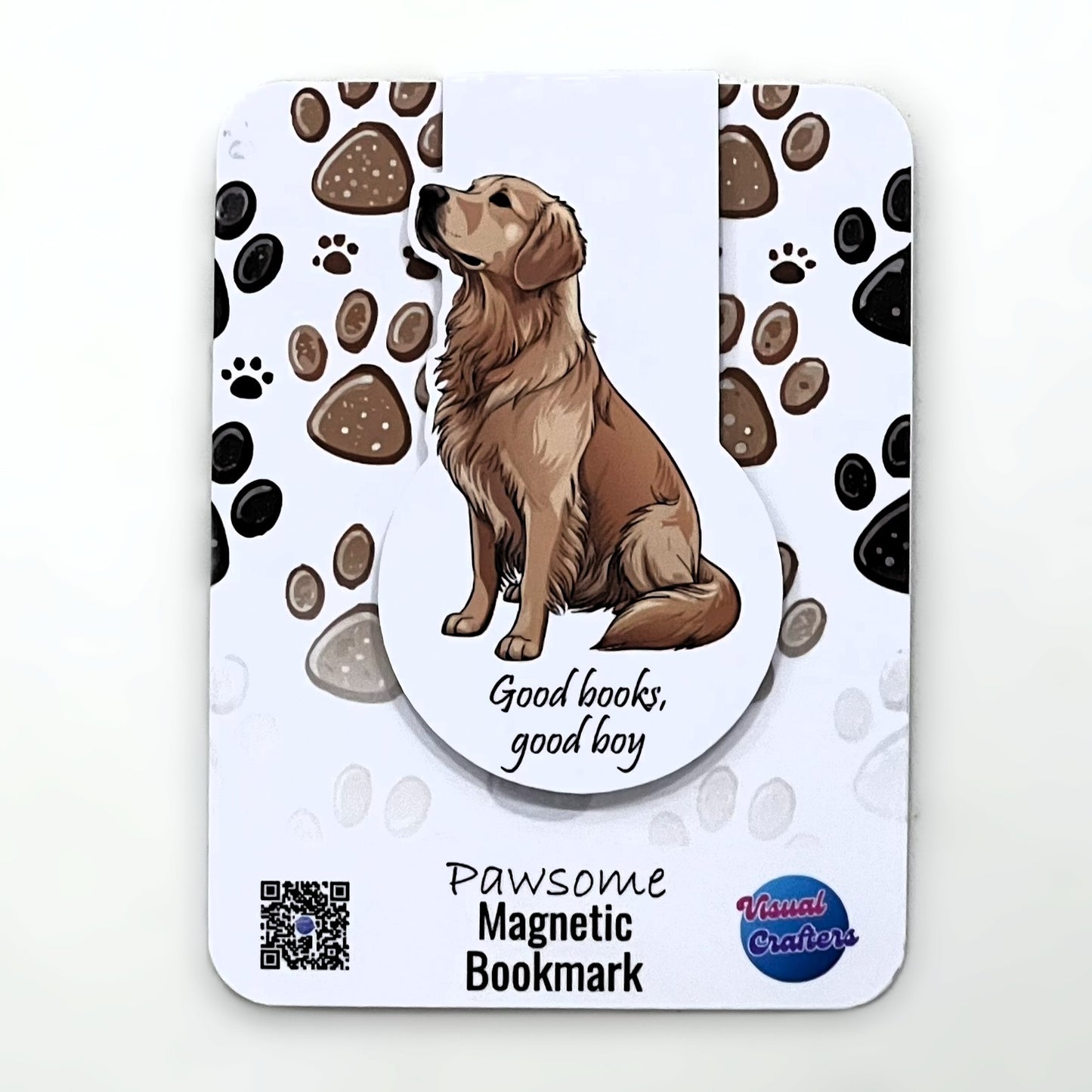 Good Books, Good Boy Magnetic bookmark