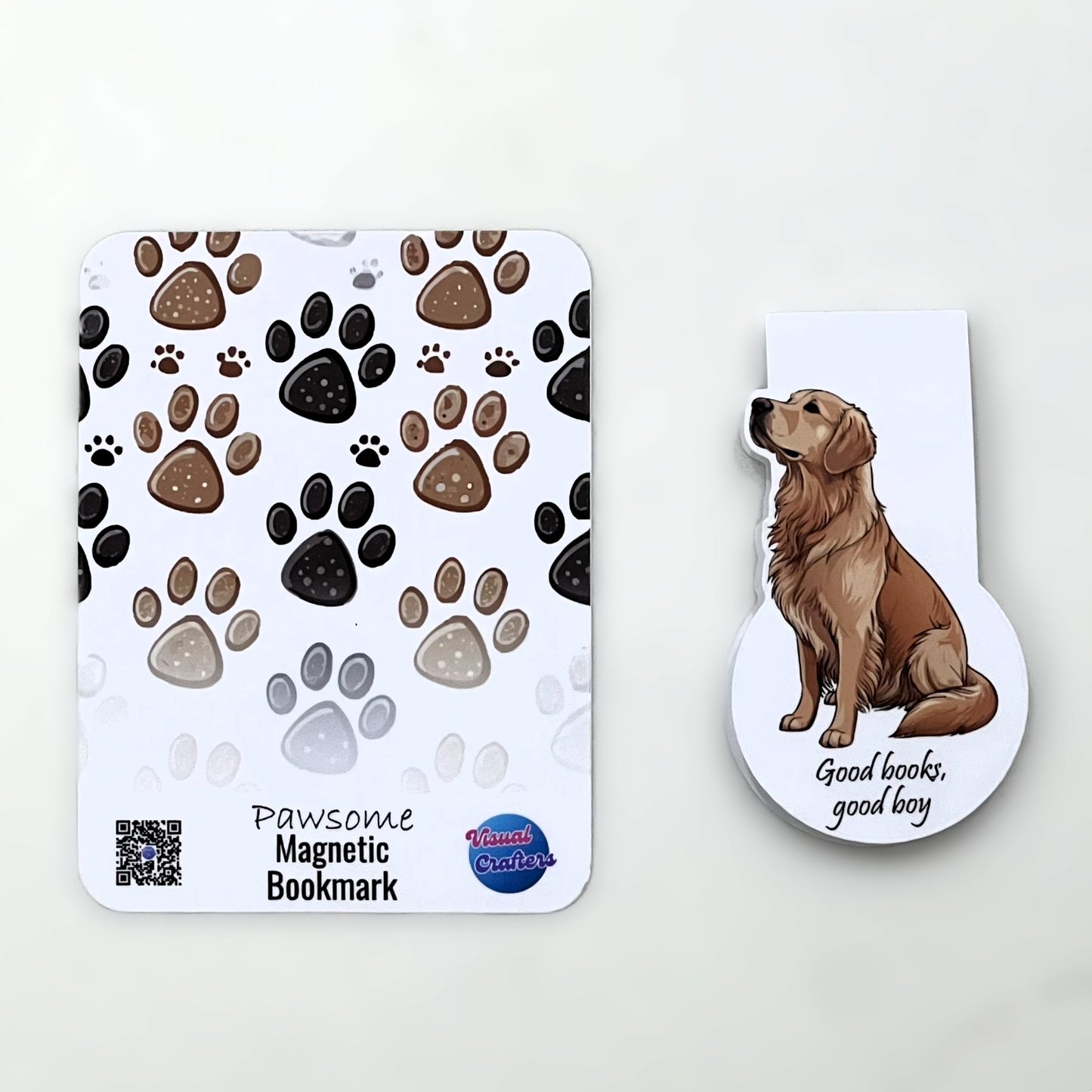 Good Books, Good Boy Magnetic bookmark