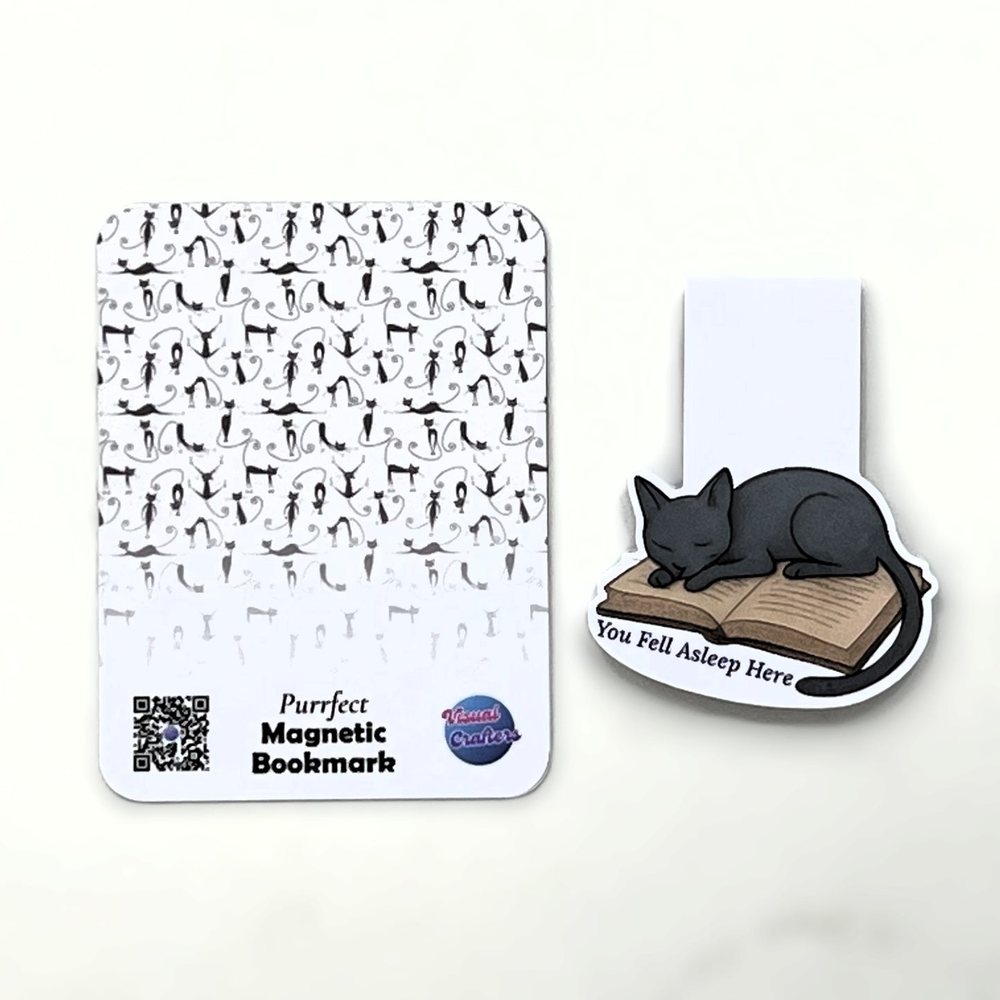 Sleeping Cat Magnetic Bookmark