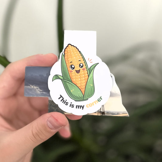 This is my CORNer Magnetic bookmark