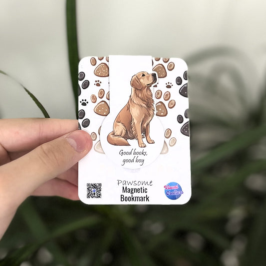 Good Books, Good Boy Magnetic bookmark