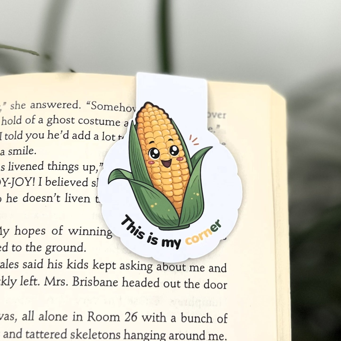 This is my CORNer Magnetic bookmark