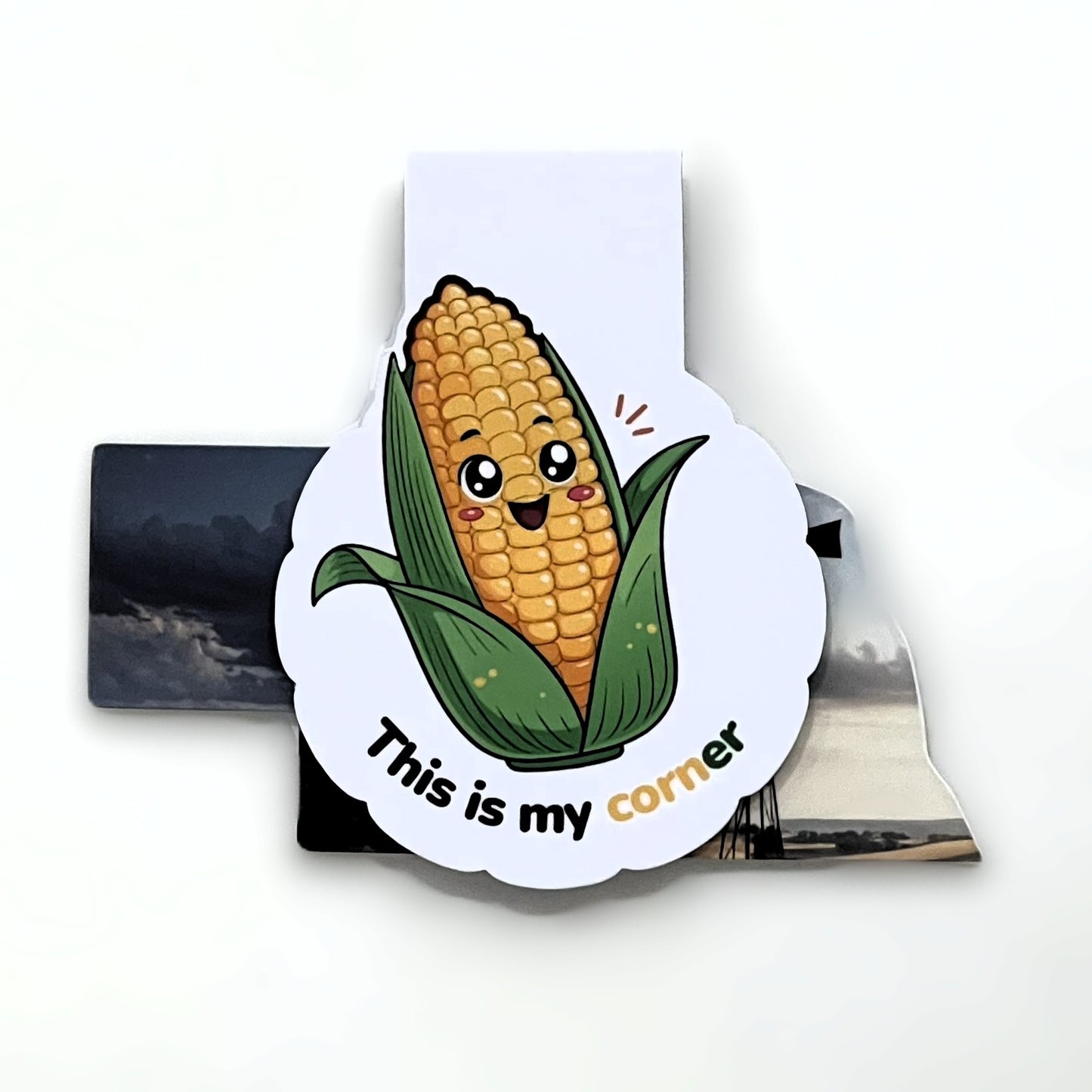 This is my CORNer Magnetic bookmark