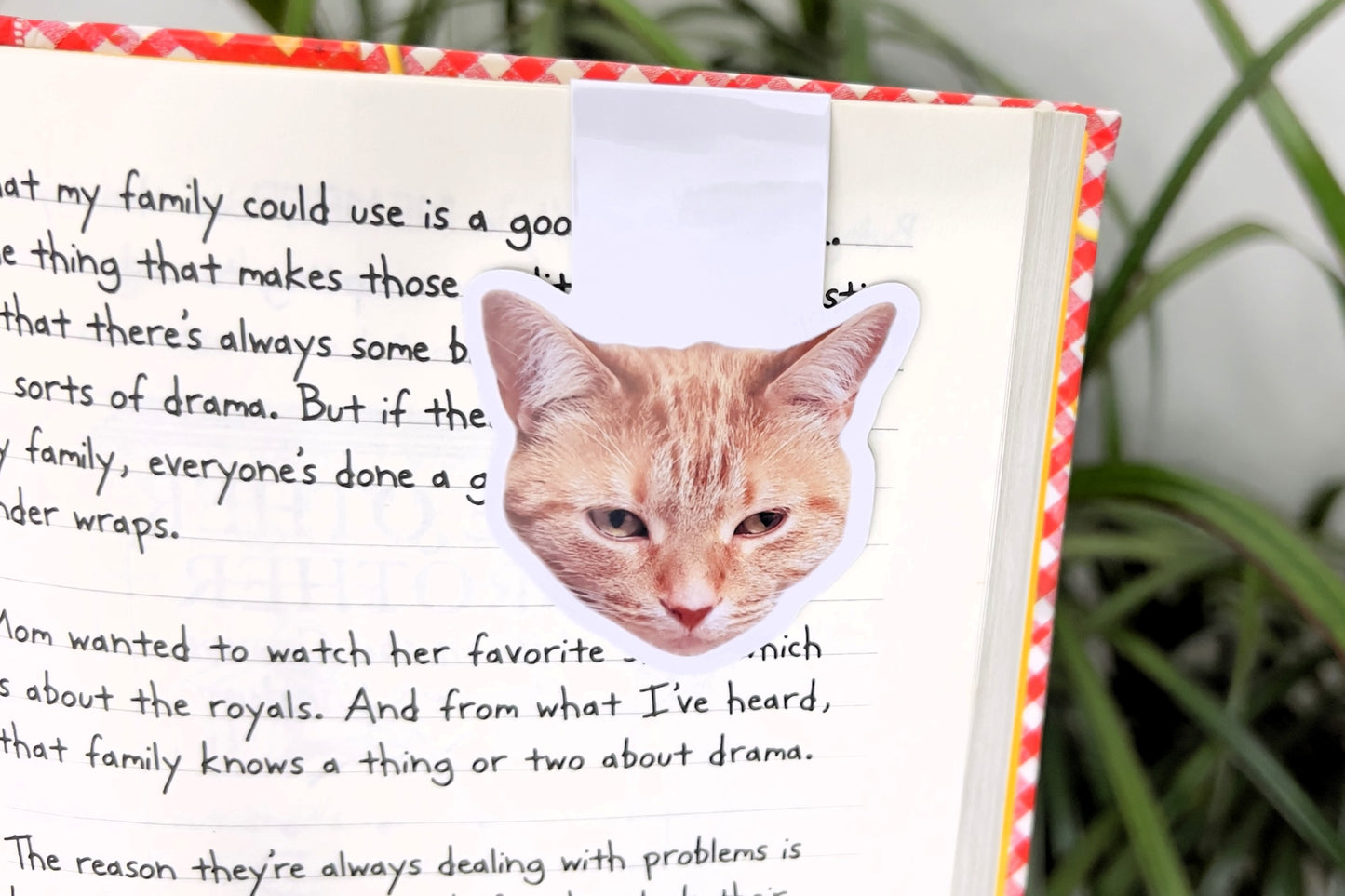 Custom Pet Photo Magnetic Bookmark | Personalized Pet Gift