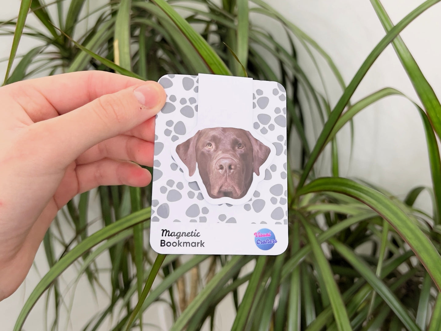 Custom Pet Photo Magnetic Bookmark | Personalized Pet Gift